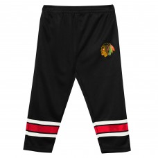 Пижама Preschool Chicago Blackhawks Outerstuff Red/Black Denting the Net
