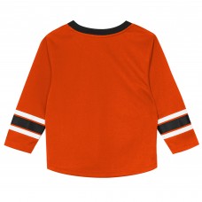 Пижама Preschool Philadelphia Flyers Outerstuff Orange/Black Denting the Net