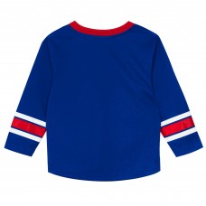 Пижама Preschool New York Rangers Outerstuff Blue/Red Denting the Net Пижама Preschool New York Rangers Outerstuff Blue/Red Denting the Net