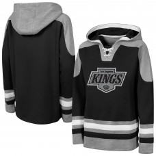 Подростковая Los Angeles Kings Outerstuff Black Ageless Must Have Home V-Neck Hoodie