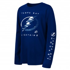 Футболка Подростковая Tampa Bay Lightning Outerstuff Blue Seize the Win Long Sleeve Футболка Подростковая Tampa Bay Lightning Outerstuff Blue Seize the Win Long Sleeve