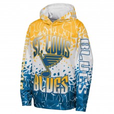 Подростковая St. Louis Blues Outerstuff Gold Frozen Frenzy Hoodie