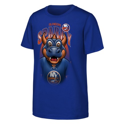 Подростковая New York Islanders Outerstuff Royal Mascot Highlight T-Shirt