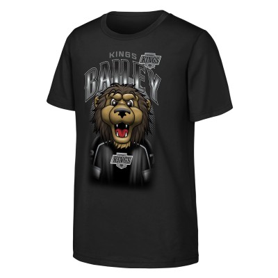 Подростковая Los Angeles Kings Outerstuff Black Mascot Highlight T-Shirt