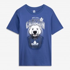 Подростковая Toronto Maple Leafs Outerstuff Blue Mascot Highlight T-Shirt