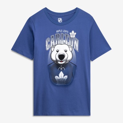 Подростковая Toronto Maple Leafs Outerstuff Blue Mascot Highlight T-Shirt