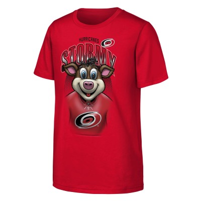 Подростковая Carolina Hurricanes Outerstuff Red Mascot Highlight T-Shirt