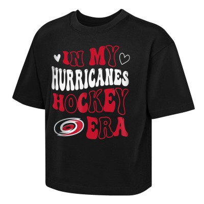 Подростковая Girls Carolina Hurricanes Outerstuff Black In My Era Boxy T-Shirt