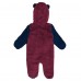 Малышам & Newborn Colorado Avalanche Outerstuff Burgundy Stay Napping Fleece Bunting Full-Zip Hooded Sleeper