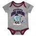 Малышам & Newborn Colorado Avalanche Outerstuff Triple Header Three-Piece Bodysuit Set