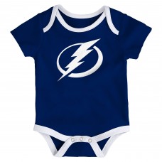Малышам & Newborn Tampa Bay Lightning Outerstuff Triple Header Three-Piece Bodysuit Set Малышам & Newborn Tampa Bay Lightning Outerstuff Triple Header Three-Piece Bodysuit Set