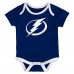 Малышам & Newborn Tampa Bay Lightning Outerstuff Triple Header Three-Piece Bodysuit Set