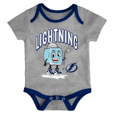 Малышам & Newborn Tampa Bay Lightning Outerstuff Triple Header Three-Piece Bodysuit Set Малышам & Newborn Tampa Bay Lightning Outerstuff Triple Header Three-Piece Bodysuit Set