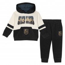 Штаны Толстовка Toddler Vegas Golden Knights Outerstuff Black Chants and Cheers Fleece and Set