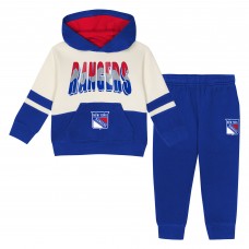 Толстовка и штаны Toddler New York Rangers Outerstuff Blue Chants and Cheers Fleece