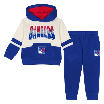Толстовка и штаны Toddler New York Rangers Outerstuff Blue Chants and Cheers Fleece