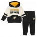 Toddler Pittsburgh Penguins Outerstuff Black Chants and Cheers Fleece Hoodie and Pants Set