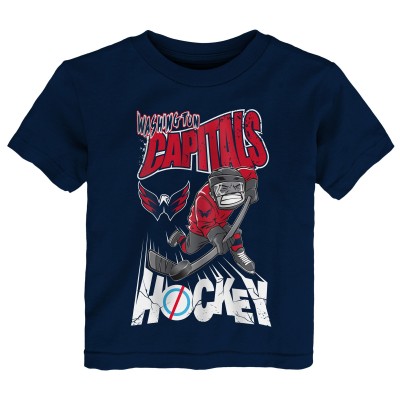 Toddler Washington Capitals Outerstuff Navy One Timer T-Shirt