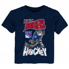 Футболка Toddler New York Rangers Outerstuff Navy One Timer