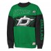 Подростковая Dallas Stars Outerstuff Kelly Green/Black Impact Player Sweatshirt