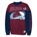Кофта Подростковая Colorado Avalanche Outerstuff Burgundy/Navy Impact Player