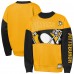 Кофта Подростковая Pittsburgh Penguins Outerstuff Gold/Black Impact Player