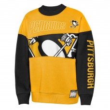 Кофта Подростковая Pittsburgh Penguins Outerstuff Gold/Black Impact Player Кофта Подростковая Pittsburgh Penguins Outerstuff Gold/Black Impact Player