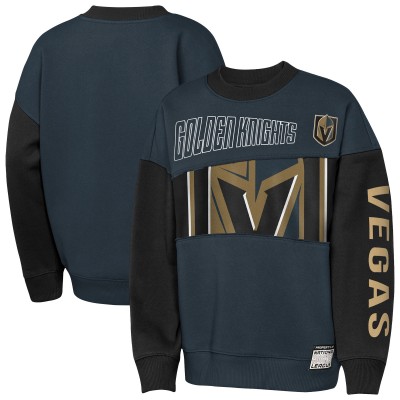 Кофта Подростковая Vegas Golden Knights Outerstuff Steel/Black Impact Player