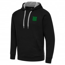 New York Rangers Antigua Black St. Patricks Day Victory Pullover Hoodie