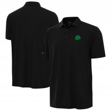 Chicago Blackhawks Antigua Black St. Patricks Day Era Polo