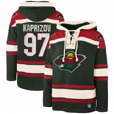 Кофта на короткой молнии Minnesota Wild Antigua Kelly Green St. Patrick Intent