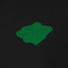 Кофта на короткой молнии Minnesota Wild Antigua Black St. Patrick Intent