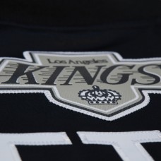 Unisex Los Angeles Kings Wayne Gretzky Mitchell & Ness Black Maxxed Out Full-Zip Satin Jacket