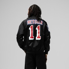 Unisex New York Rangers Mark Messier Mitchell & Ness Black Maxxed Out Full-Zip Satin Jacket Unisex New York Rangers Mark Messier Mitchell & Ness Black Maxxed Out Full-Zip Satin Jacket