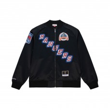Unisex New York Rangers Mark Messier Mitchell & Ness Black Maxxed Out Full-Zip Satin Jacket Unisex New York Rangers Mark Messier Mitchell & Ness Black Maxxed Out Full-Zip Satin Jacket