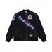 Unisex New York Rangers Mark Messier Mitchell & Ness Black Maxxed Out Full-Zip Satin Jacket