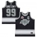 Unisex Los Angeles Kings Wayne Gretzky Mitchell & Ness Black Maxxed Out Fashion Basketball Jersey
