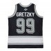 Unisex Los Angeles Kings Wayne Gretzky Mitchell & Ness Black Maxxed Out Fashion Basketball Jersey