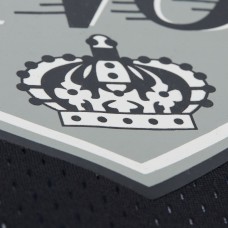 Unisex Los Angeles Kings Wayne Gretzky Mitchell & Ness Black Maxxed Out Fashion Basketball Jersey