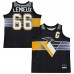 Pittsburgh Penguins Mario Lemieux Mitchell & Ness Black Maxxed Out Fashion Basketball Jersey