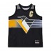 Pittsburgh Penguins Mario Lemieux Mitchell & Ness Black Maxxed Out Fashion Basketball Jersey