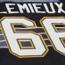 Pittsburgh Penguins Mario Lemieux Mitchell & Ness Black Maxxed Out Fashion Basketball Jersey