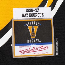 Boston Bruins Ray Bourque Mitchell & Ness Gold 1996-97 Power Play Jersey