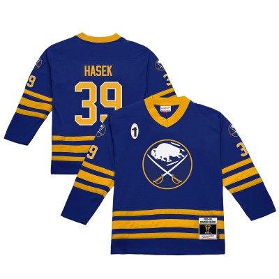 Buffalo Sabres Dominik Hasek Mitchell & Ness Royal 1995-96 Power Play Jersey
