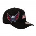 Бейсболка Washington Capitals Mitchell & Ness Black Busted Logo Wordmark Wrap-Around Pro Pinch