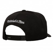 Бейсболка Los Angeles Kings Mitchell & Ness Black Busted Logo Wordmark Wrap-Around Pro Pinch