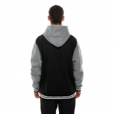 Куртка на кнопках Vegas Golden Knights New Era Black/Grey Fleece