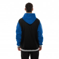 Куртка на кнопках New York Rangers New Era Black/Blue Fleece Куртка на кнопках New York Rangers New Era Black/Blue Fleece