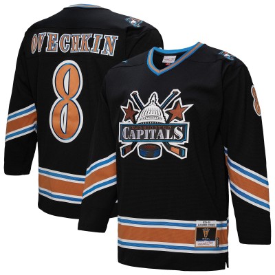 Washington Capitals Alexander Ovechkin Mitchell & Ness Black 2005/06 Power Play Jersey