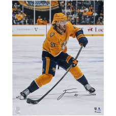 Jonathan Marchessault Nashville Predators Autographed Fanatics Authentic 16 x 20 Gold Jersey Shooting Photograph